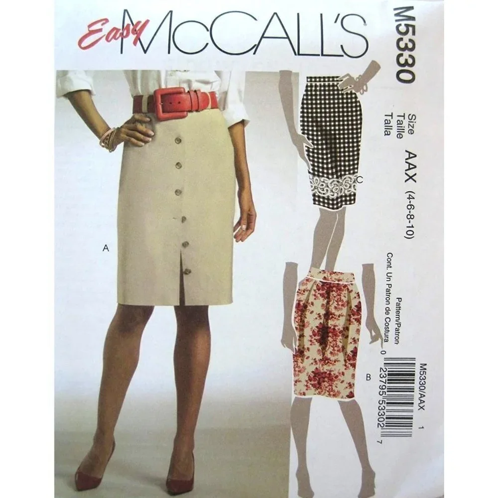 McCalls‎ Sewing Pattern 5330 Skirt Misses Size 4-10